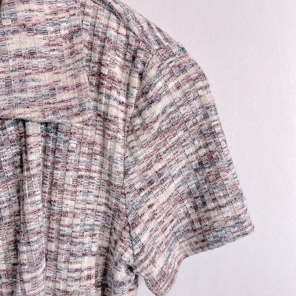 BP Space Dye Button-Up Crop Cardigan and String Bikini Style Top size S - Picture 6 of 9